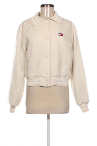 Γυναικείο μπουφάν Tommy Jeans, Μέγεθος M, Χρώμα Λευκό, Τιμή 139,99 €