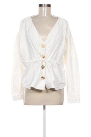 Geacă de femei Zara, Mărime L, Culoare Alb, Preț 126,00 Lei