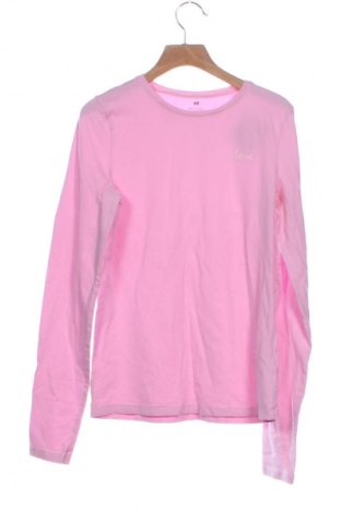 Dziecięca bluzka H&M, Rozmiar 14-15y/ 168-170 cm, Kolor Różowy, Cena 27,59 zł