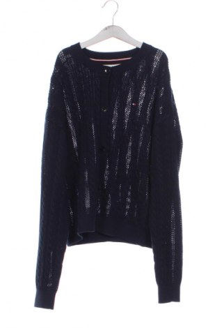 Kinder Strickjacke Tommy Hilfiger, Größe 15-18y/ 170-176 cm, Farbe Blau, Preis 49,02 €