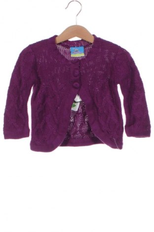 Dziecięcy kardigan Topolino, Rozmiar 12-18m/ 80-86 cm, Kolor Fioletowy, Cena 62,99 zł