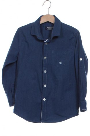 Kinderhemd LC Waikiki, Größe 4-5y/ 110-116 cm, Farbe Blau, Preis 3,99 €