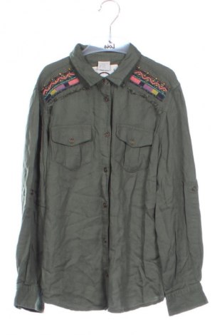 Kinderhemd Lindex, Größe 7-8y/ 128-134 cm, Farbe Grün, Preis 4,99 €