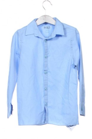 Dziecięca koszula Marks & Spencer, Rozmiar 6-7y/ 122-128 cm, Kolor Niebieski, Cena 29,99 zł