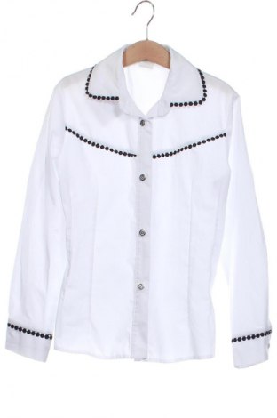 Kinderhemd Unbranded, Größe 9-10y/ 140-146 cm, Farbe Weiß, Preis 3,99 €