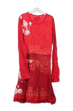 Dětské šaty  Desigual, Velikost 13-14y/ 164-168 cm, Barva Červená, Cena  219,00 Kč