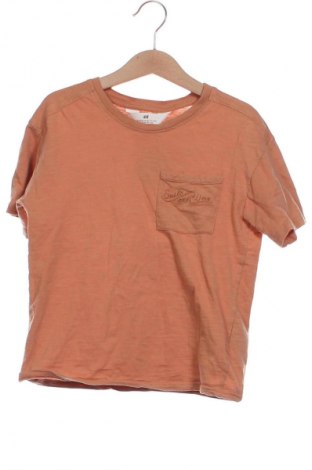 Dziecięcy T-shirt H&M, Rozmiar 4-5y/ 110-116 cm, Kolor Brązowy, Cena 25,99 zł