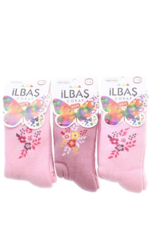 Skarpety dziecięce Unbranded, Rozmiar 7-8y/ 128-134 cm, Kolor Różowy, Cena 27,59 zł