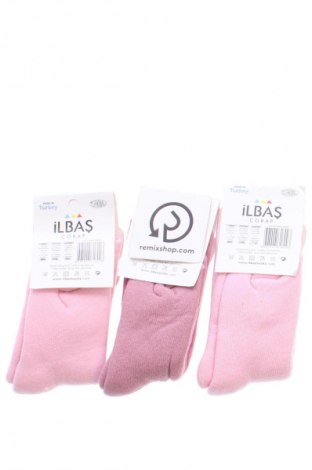 Skarpety dziecięce Unbranded, Rozmiar 7-8y/ 128-134 cm, Kolor Różowy, Cena 27,59 zł