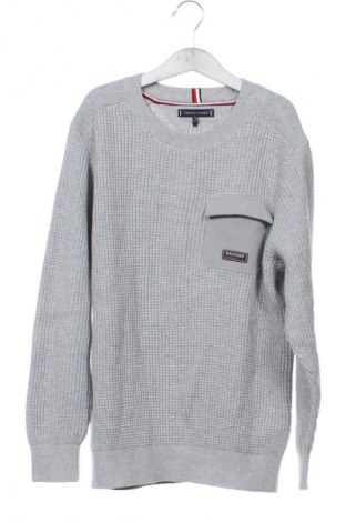 Детски пуловер Tommy Hilfiger, Размер 11-12y/ 152-158 см, Цвят Сив, Цена 117,99 лв.