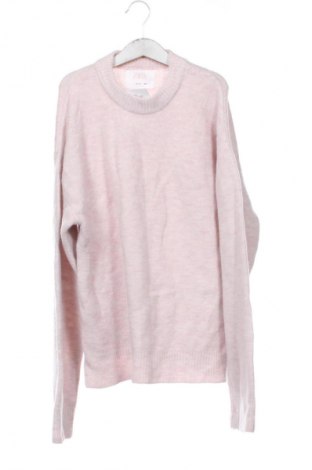 Детски пуловер Zara, Размер 13-14y/ 164-168 см, Цвят Розов, Цена 11,99 лв.