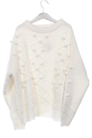 Gyerek pulóver Zara, Méret 13-14y / 164-168 cm, Szín Fehér, Ár 2 209 Ft