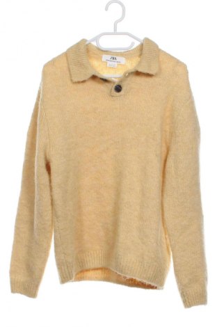 Детски пуловер Zara, Размер 12-13y/ 158-164 см, Цвят Жълт, Цена 9,99 лв.