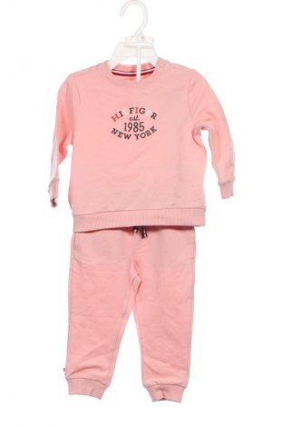 Dresy dziecięce Tommy Hilfiger, Rozmiar 9-12m/ 74-80 cm, Kolor Różowy, Cena 452,99 zł