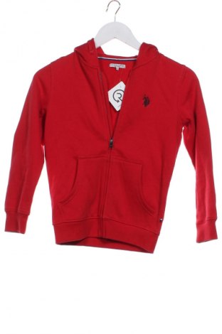 Παιδικό φούτερ U.S. Polo Assn., Μέγεθος 8-9y/ 134-140 εκ., Χρώμα Κόκκινο, Τιμή 21,00 €