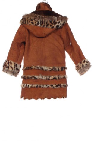 Dziecięca skórzana kurtka Unbranded, Rozmiar 5-6y/ 116-122 cm, Kolor Brązowy, Cena 54,99 zł