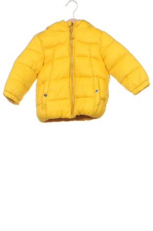 Dziecięca skórzana kurtka Zara, Rozmiar 18-24m/ 86-98 cm, Kolor Żółty, Cena 64,99 zł