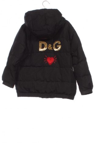 Детско яке Dolce & Gabbana, Размер 6-7y/ 122-128 см, Цвят Черен, Цена 361,06 лв.