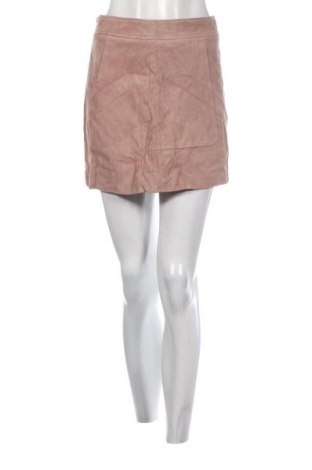 Lederrock H&M, Größe S, Farbe Aschrosa, Preis 30,99 €