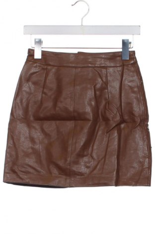 Skórzana spódnica Stradivarius, Rozmiar XS, Kolor Kolorowy, Cena 13,99 zł