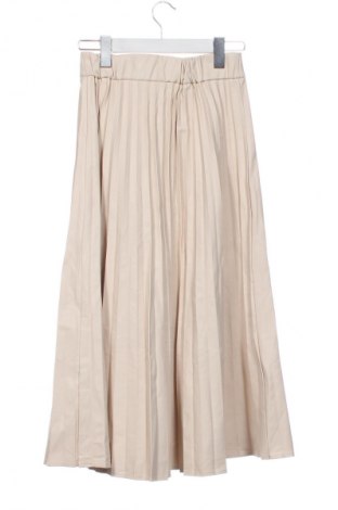 Fustă de piele Stradivarius, Mărime XXS, Culoare Bej, Preț 93,99 Lei