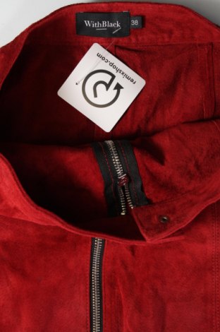 Lederrock WithBlack, Größe M, Farbe Rot, Preis 51,99 €