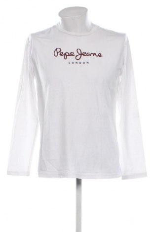 Herren Shirt Pepe Jeans, Größe M, Farbe Weiß, Preis 23,67 €