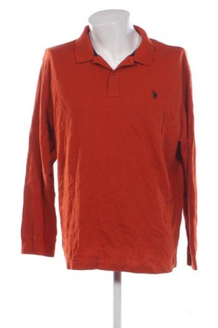 Мъжка блуза U.S. Polo Assn., Размер XXL, Цвят Оранжев, Цена 34,99 лв.