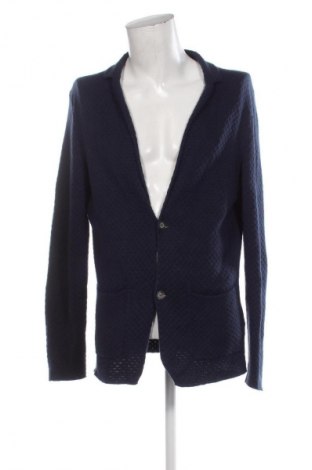 Herren Strickjacke Boggi, Größe L, Farbe Blau, Preis € 37,99