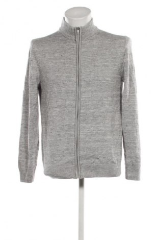 Herren Strickjacke C&A, Größe L, Farbe Grau, Preis 14,99 €