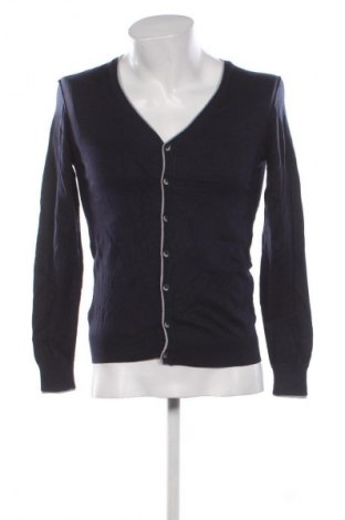 Jachetă tricotată de bărbați Cotton&silk, Mărime S, Culoare Albastru, Preț 56,99 Lei