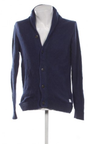 Herren Strickjacke Jack & Jones, Größe L, Farbe Blau, Preis 14,99 €