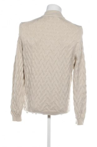 Jachetă tricotată de bărbați Massimo Dutti, Mărime L, Culoare Bej, Preț 207,99 Lei