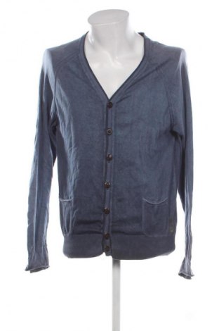 Jachetă tricotată de bărbați Replay, Mărime L, Culoare Albastru, Preț 730,00 Lei