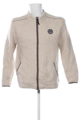 Herren Strickjacke Spieth & Wensky, Größe L, Farbe Beige, Preis 23,99 €