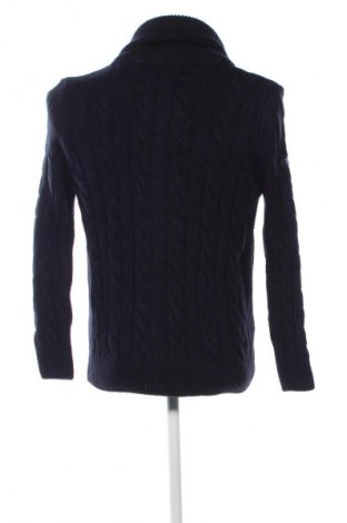 Jachetă tricotată de bărbați Superdry, Mărime M, Culoare Albastru, Preț 111,99 Lei