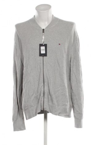 Herren Strickjacke Tommy Hilfiger, Größe XXL, Farbe Grau, Preis 91,99 €