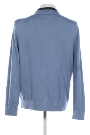 Jachetă tricotată de bărbați Tommy Jeans, Mărime XL, Culoare Albastru, Preț 579,99 Lei