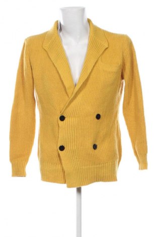 Herren Strickjacke Unbranded, Größe M, Farbe Gelb, Preis 20,99 €