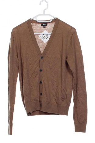 Herren Strickjacke Uniqlo, Größe XS, Farbe Beige, Preis 17,99 €