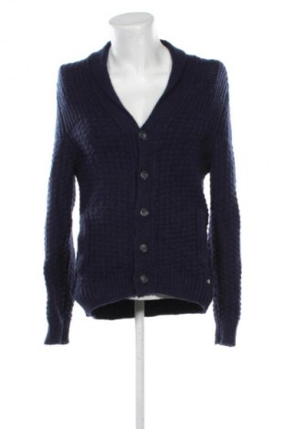 Herren Strickjacke United Colors Of Benetton, Größe M, Farbe Blau, Preis 16,99 €