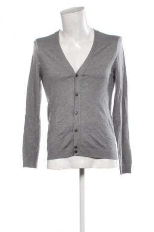 Herren Strickjacke Zara, Größe M, Farbe Grau, Preis 10,99 €