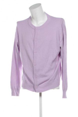 Herren Strickjacke Zara, Größe XL, Farbe Lila, Preis 12,99 €