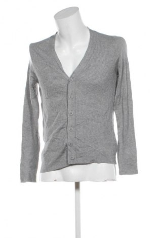 Jachetă tricotată de bărbați Zara, Mărime M, Culoare Gri, Preț 24,99 Lei