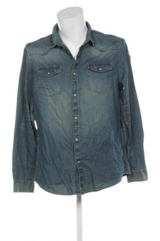 Herrenhemd Angelo Litrico, Größe L, Farbe Blau, Preis 11,99 €