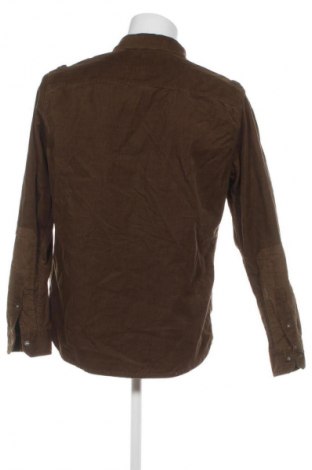 Herrenhemd Angelo Litrico, Größe M, Farbe Braun, Preis € 7,99