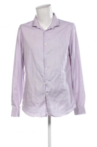 Herrenhemd Burton of London, Größe XXL, Farbe Lila, Preis € 11,99