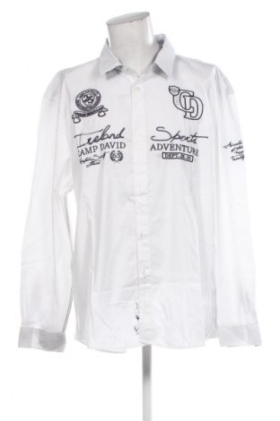 Herrenhemd Camp David, Größe 3XL, Farbe Weiß, Preis 18,99 €