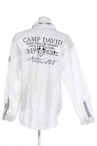 Herrenhemd Camp David, Größe 3XL, Farbe Weiß, Preis 18,99 €