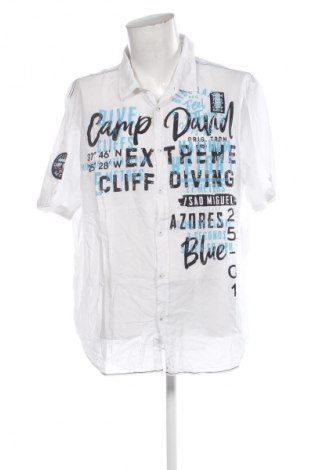 Herrenhemd Camp David, Größe 3XL, Farbe Weiß, Preis 20,99 €